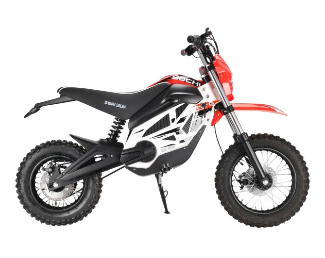 Детский электромотоцикл WHITE SIBERIA SOCHI 1300w RED