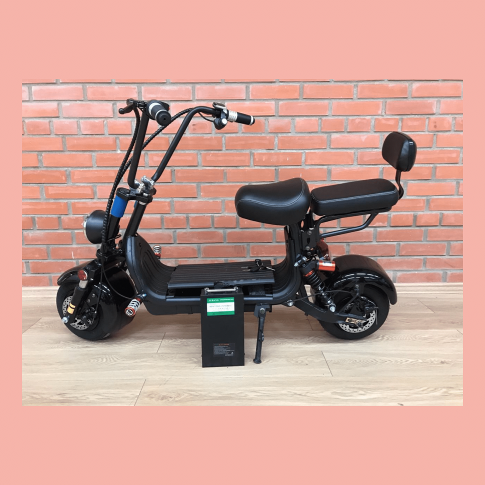Детский электроскутер Citycoco GT X2 Mini (Черный)