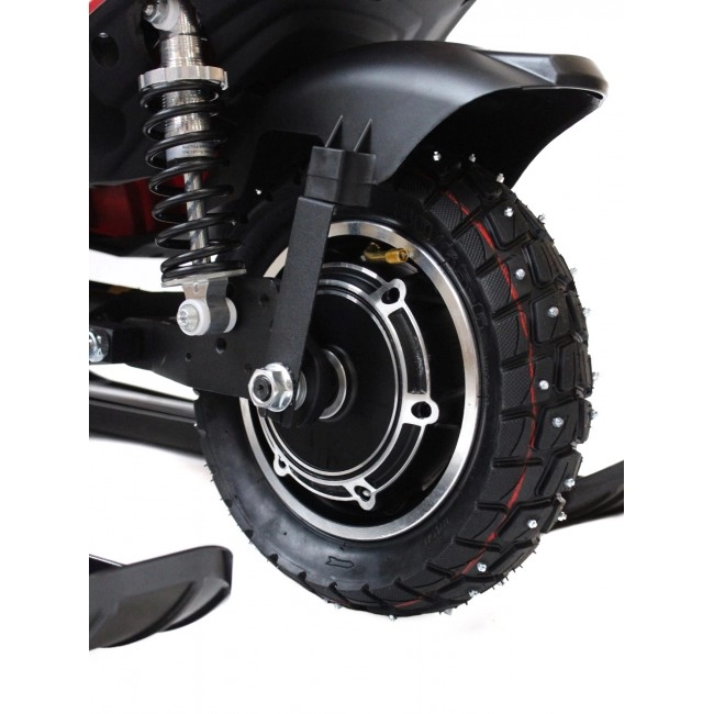 Электроснегокат Snow Razor Moto (черно-красный)